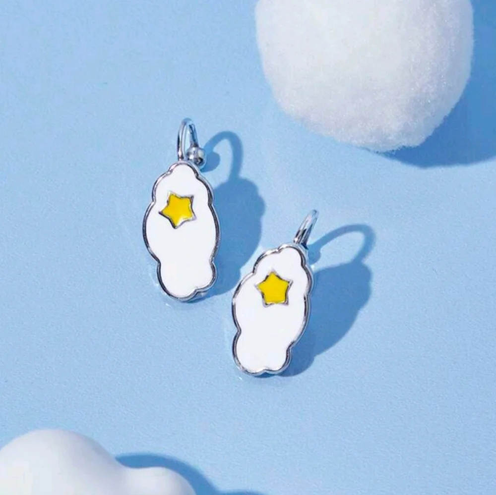 Care Bears Triple Heart Dangle Drop Earrings & Ear Cuffs New!